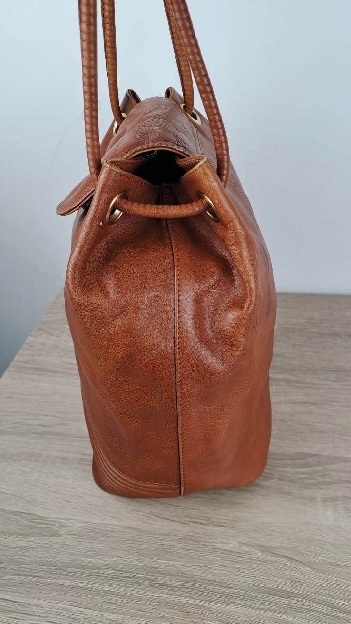 Emmer tas / Martal / Vintage / Camel / Dames / Nerfleder / SVB192 – photo 4